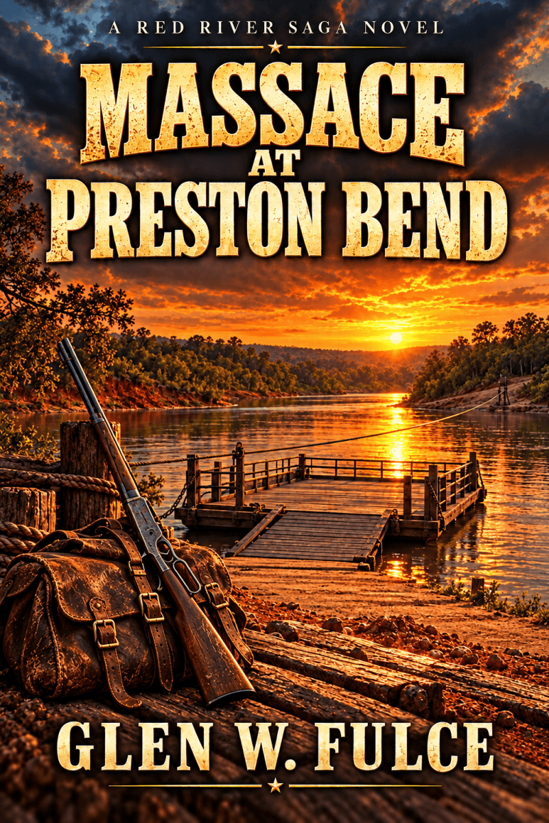 Massacre at Preston Bend by Glen Fulce — front cover